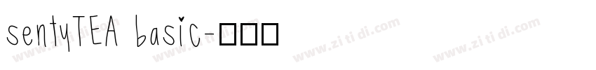 sentyTEA basic字体转换